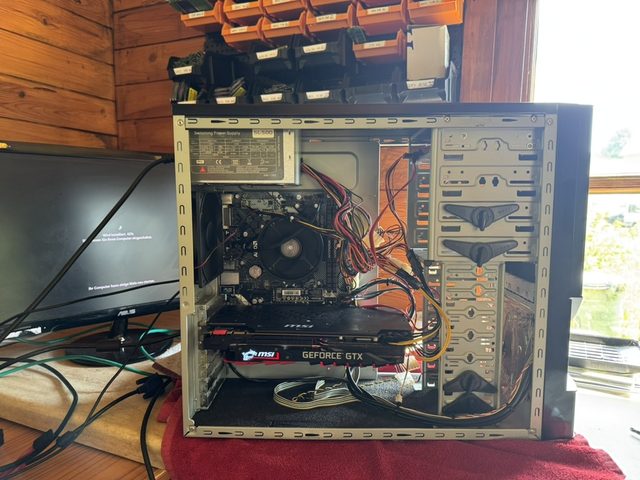 PC-Aufbau und Windows-Installation in der Werkstatt